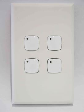 iCONTROL 4 Key White Switch Paelex