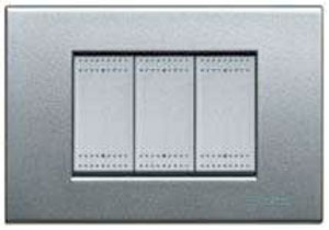 Bticino Kristall 3 gang switch